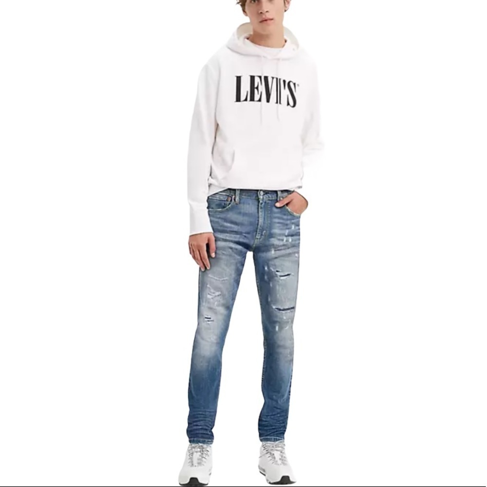 Levi's Men's 512 Slim Taper Ripped Jeans - 31X32